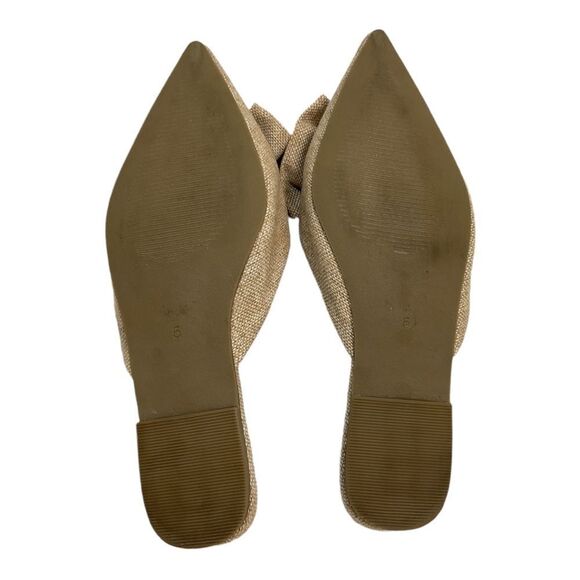 Asos Design  Women’s Beige Tan Slip On ,Toe Flat .Shoes size 7. - Picture 11 of 13